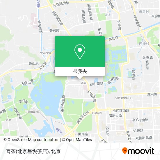 喜茶(北京星悦荟店)地图