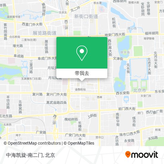 中海凯旋-南二门地图