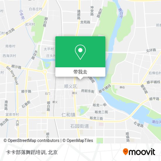 卡卡部落舞蹈培训地图
