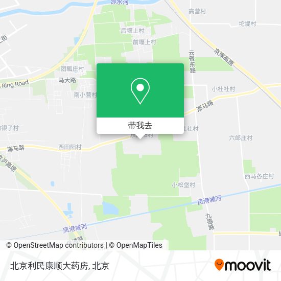 北京利民康顺大药房地图