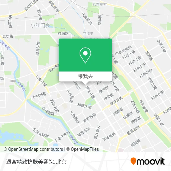 逅宫精致护肤美容院地图
