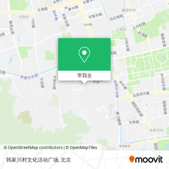 韩家川村文化活动广场地图