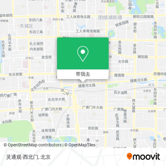 灵通观-西北门地图