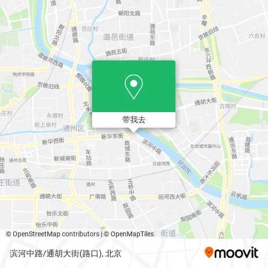 滨河中路/通胡大街(路口)地图