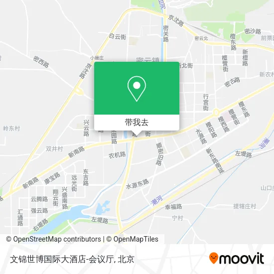 文锦世博国际大酒店-会议厅地图