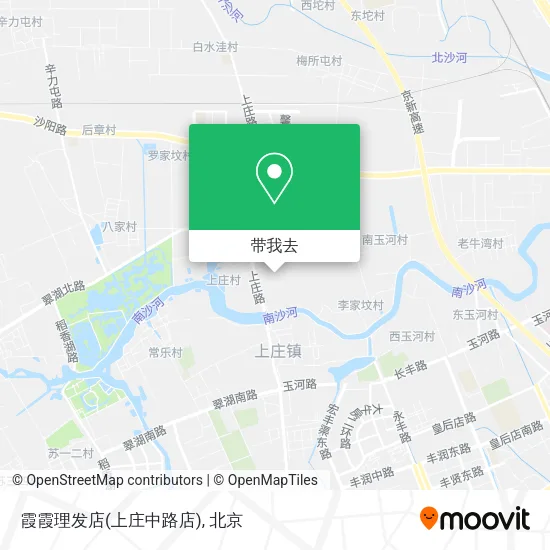 霞霞理发店(上庄中路店)地图