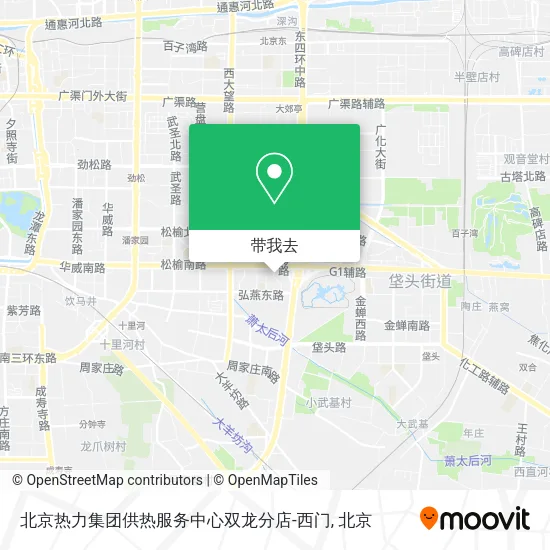 北京热力集团供热服务中心双龙分店-西门地图