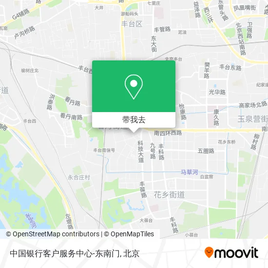 中国银行客户服务中心-东南门地图