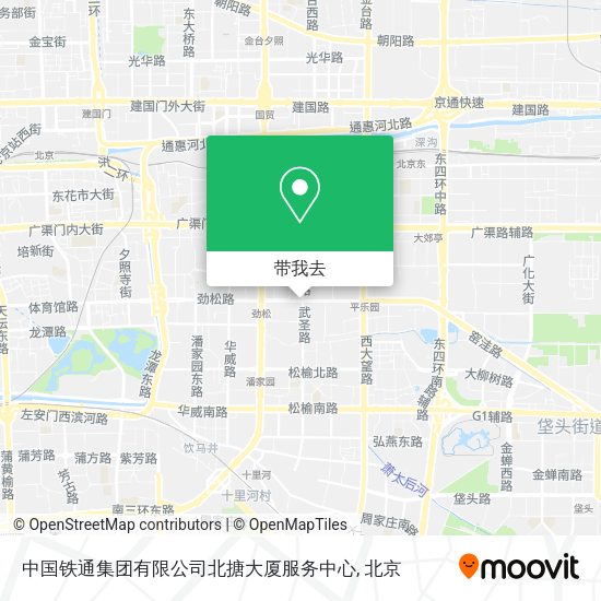 中国铁通集团有限公司北搪大厦服务中心地图