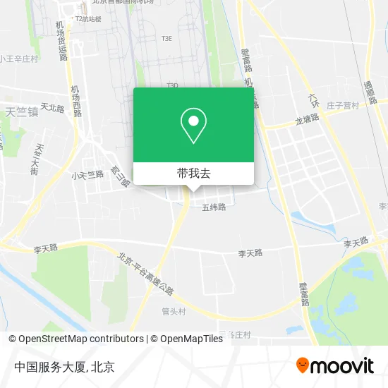中国服务大厦地图