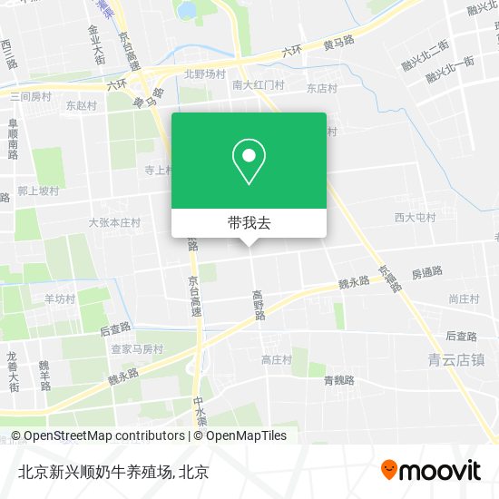 北京新兴顺奶牛养殖场地图