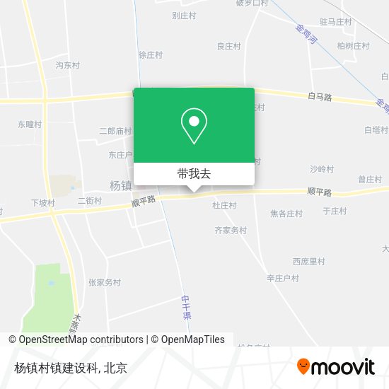 杨镇村镇建设科地图