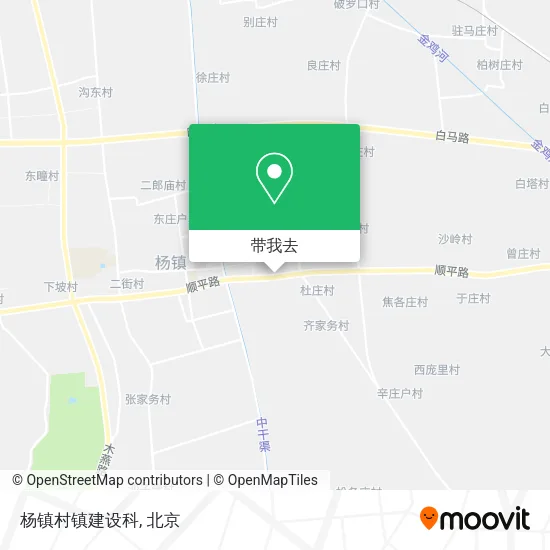 杨镇村镇建设科地图