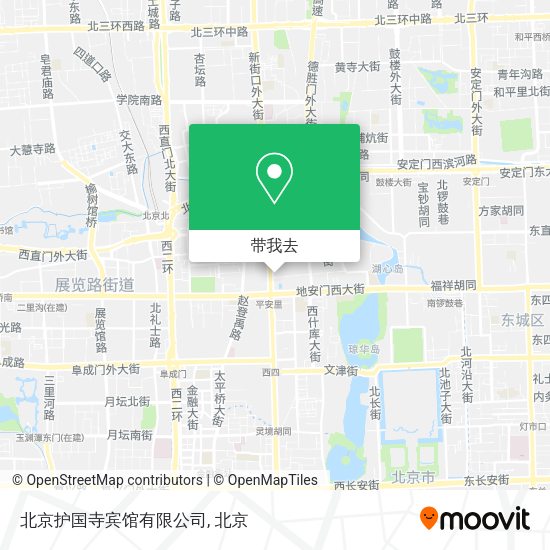 北京护国寺宾馆有限公司地图