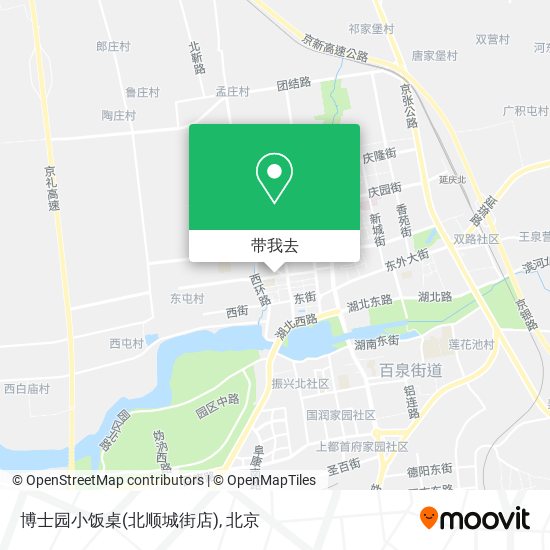博士园小饭桌(北顺城街店)地图