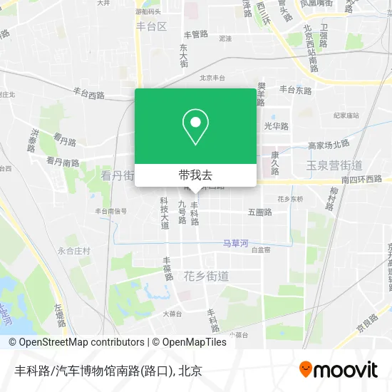 丰科路/汽车博物馆南路(路口)地图