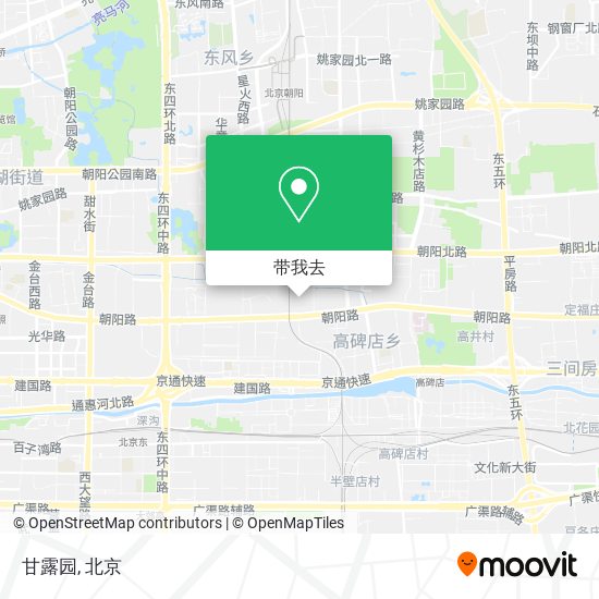 甘露园地图