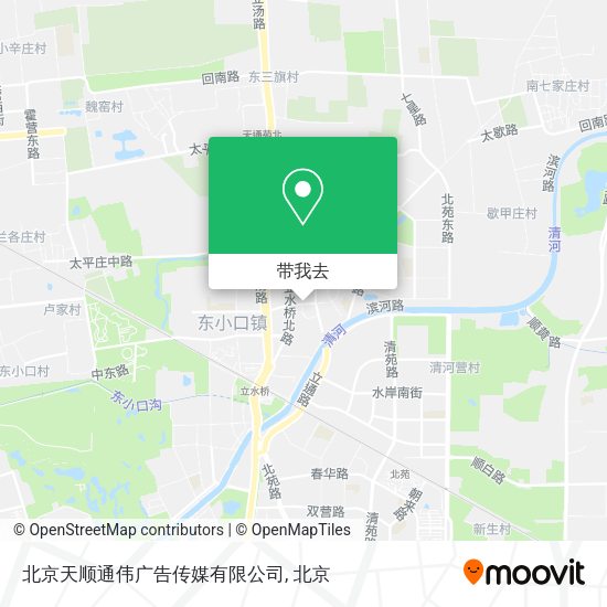 北京天顺通伟广告传媒有限公司地图