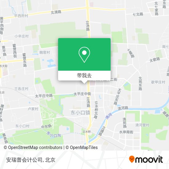 安瑞普会计公司地图
