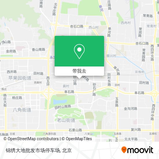 锦绣大地批发市场停车场地图