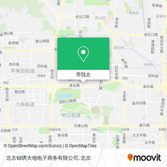 北京锦绣大地电子商务有限公司地图