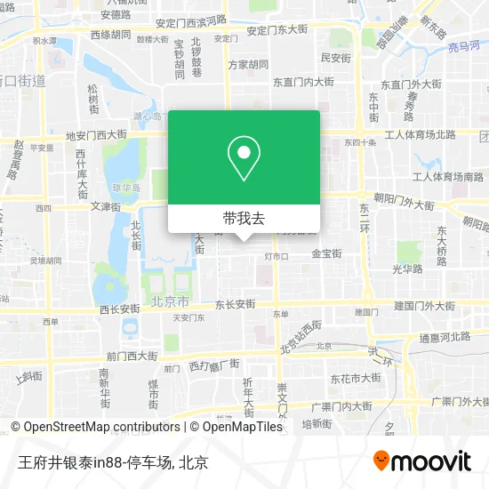 王府井银泰in88-停车场地图