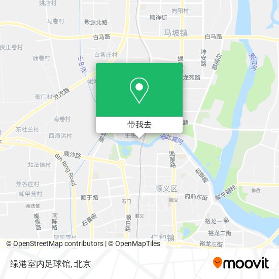 绿港室内足球馆地图