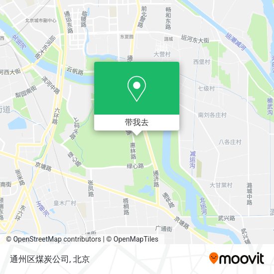 通州区煤炭公司地图