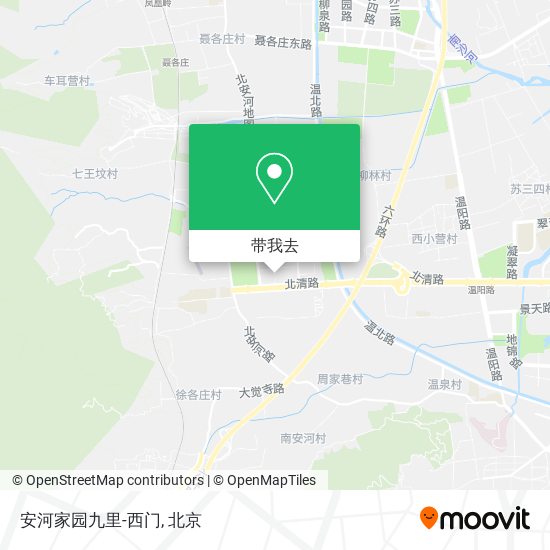 安河家园九里-西门地图