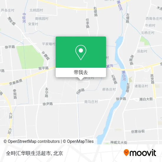 全時汇华联生活超市地图