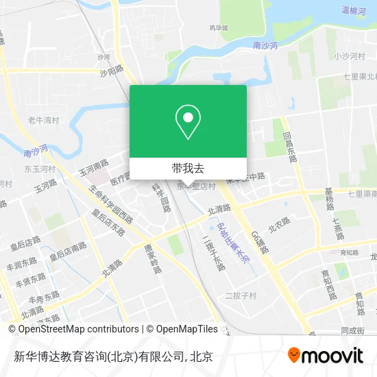 新华博达教育咨询(北京)有限公司地图