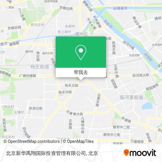 北京新华禹翔国际投资管理有限公司地图