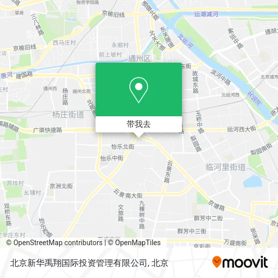 北京新华禹翔国际投资管理有限公司地图