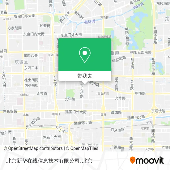 北京新华在线信息技术有限公司地图