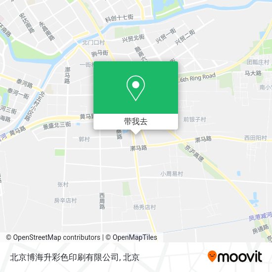 北京博海升彩色印刷有限公司地图