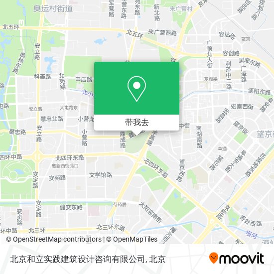 北京和立实践建筑设计咨询有限公司地图
