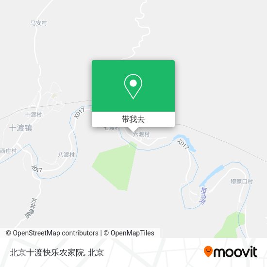 北京十渡快乐农家院地图