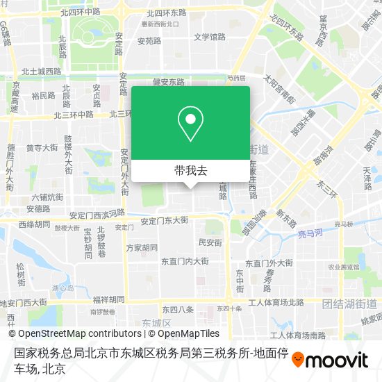国家税务总局北京市东城区税务局第三税务所-地面停车场地图