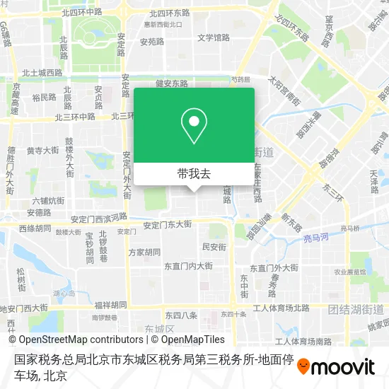 国家税务总局北京市东城区税务局第三税务所-地面停车场地图
