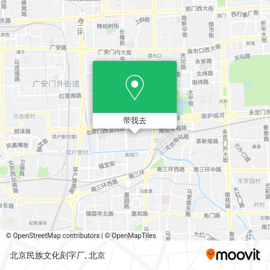 北京民族文化刻字厂地图