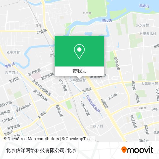 北京佑洋网络科技有限公司地图