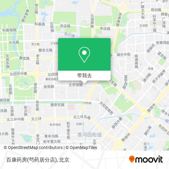 百康药房(芍药居分店)地图