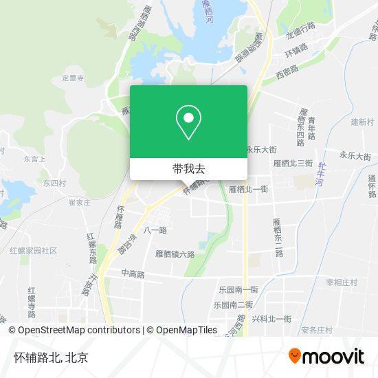 怀辅路北地图