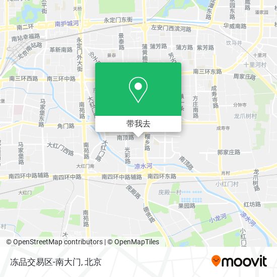 冻品交易区-南大门地图