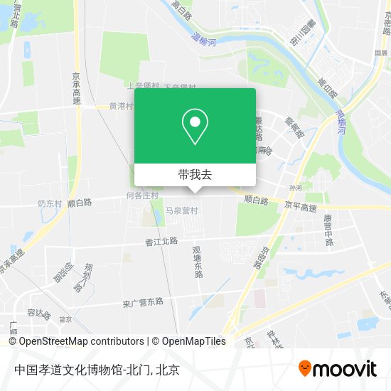 中国孝道文化博物馆-北门地图