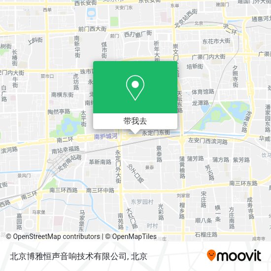 北京博雅恒声音响技术有限公司地图