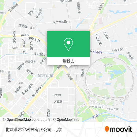 北京灌木谷科技有限公司地图
