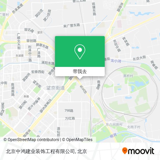 北京中鸿建业装饰工程有限公司地图