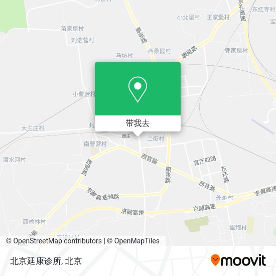 北京延康诊所地图