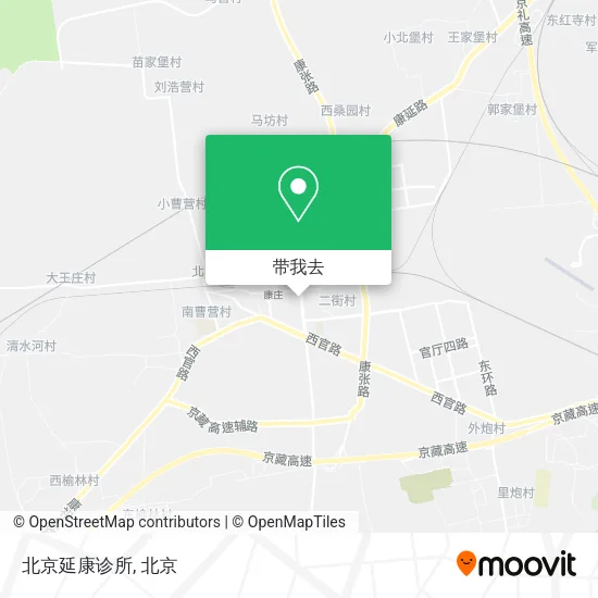 北京延康诊所地图